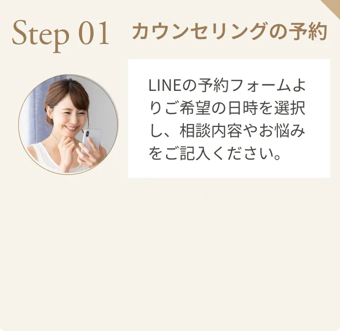 カウンセリングの予約