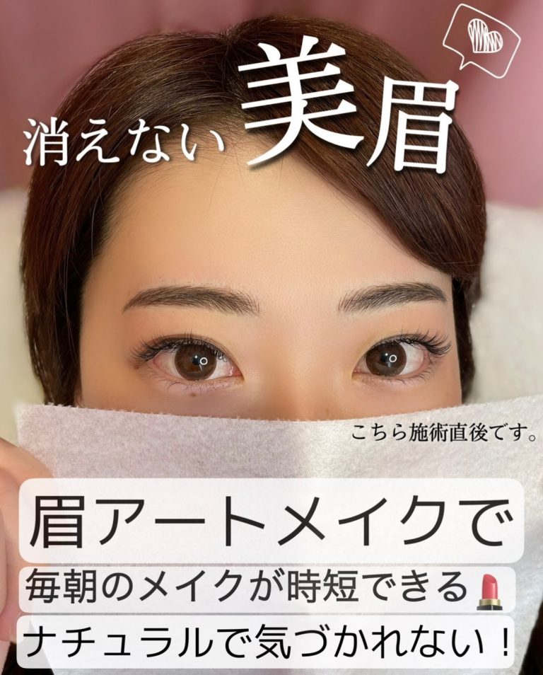 眉アートメイク<毛並み+パウダー>